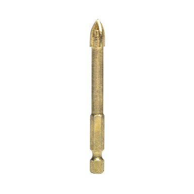 10mm Kafa Karbür Karo Matkap Uçları Hex Shank Çapraz Seramik Porselen Duvar Taş