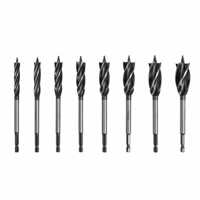 Sondaj için 35mm 4 Flüt Ahşap Burgu Matkap Ucu Hex Shank Vida Ucu